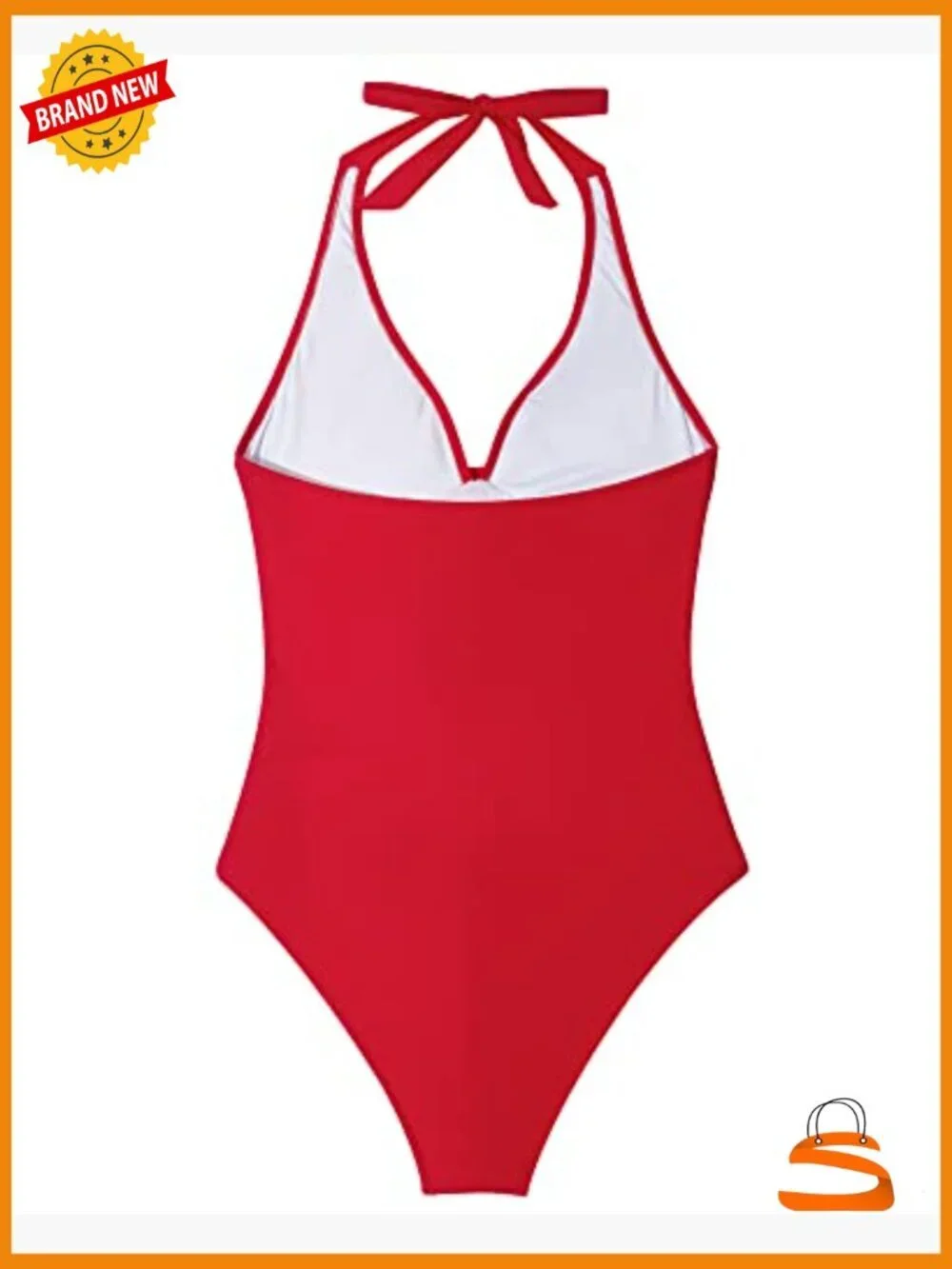 Tummy Control Halter One Piece Swimsuits Push Up Bathing Suits